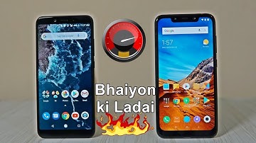 Xiaomi Poco F1 vs Mi A2 Speed Test : Never Expected 🔥