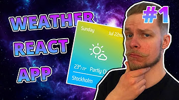 React Tutorial - Making Weather App #1 - How To Create New Application Using Create React App