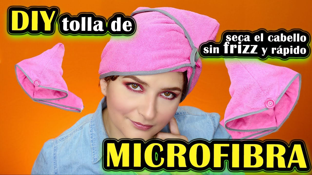 TOALLAS DE MICROFIBRA para el pelo: para un secado del cabello más sano 