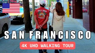 Morning Walk San Francisco Downtown 4K 60fps