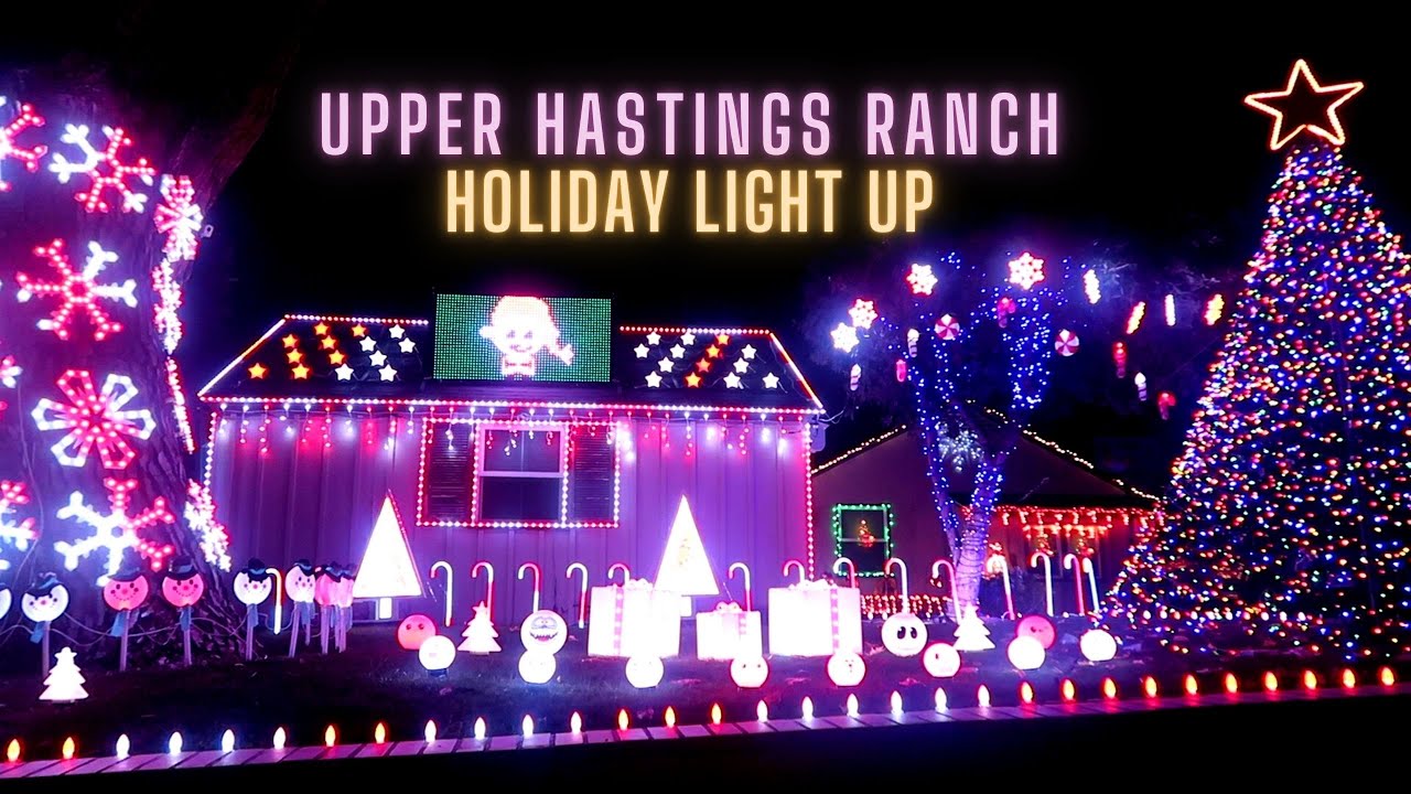 Upper Hastings Ranch Holiday Light Up Christmas Lights Pasadena Los