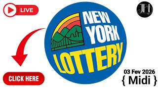 Tiraj new york En Direct Midi 03 Fev 2026 | #LotteryNewyork #resultat #midi #NewyorkMidi #boulcho