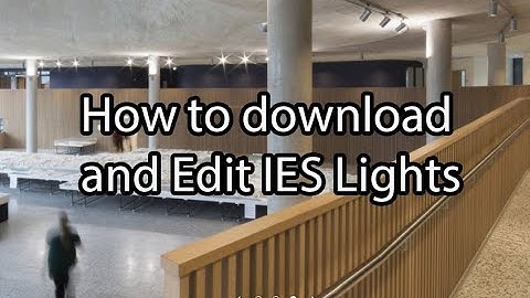 How to download and edit IES Lights for 3DMAX ( Urdu )