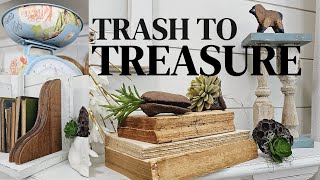 How to create architectural salvage • trash to treasure • thrift flips