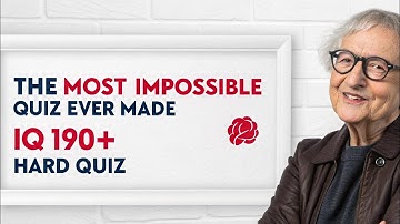 IF YOU CAN GET 2 OUT OF 20! YOUR BRAIN IS HIGHLY POWERFUL! General Knowledge Quiz