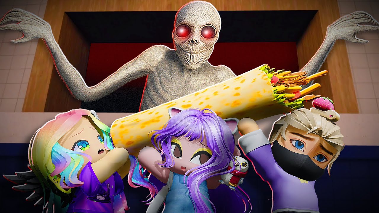 МАЛЫШИСИКИ ГОТОВЯТ ШАУРМУ! Roblox Road Side Shawarma HORROR