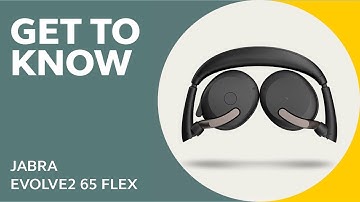 Jabra Evolve2 65 Flex | Flexible fold-and-go design with Hybrid Active Noise Cancelling