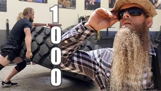 A Quest for ONE THOUSAND POUNDS!!! | Strongman Tire Flip Facts