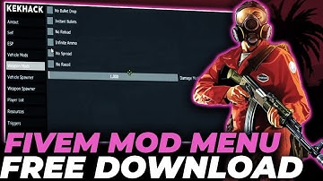 FIVEM FREE MOD MENU MENU FOR GTA 5 | FIVEM NEW UNDETECTED CHEAT | FIVEM ADMIN MENU UNDETECTED GTA V