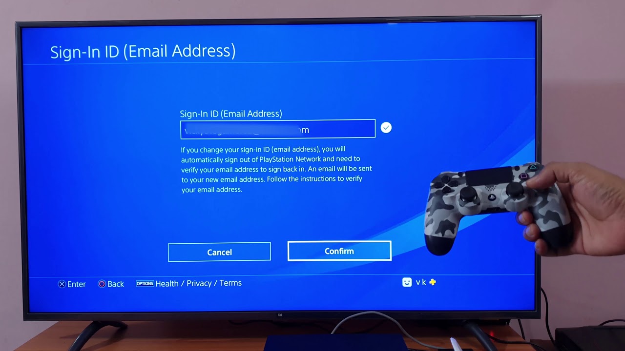 How To Change Your Email Id In Ps4 Pro Or Ps4 Console?