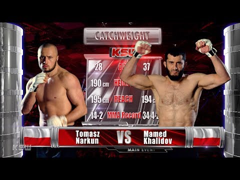 KSW Free Fight: Tomasz Narkun vs. Mamed Khalidov 1 | FREE FIGHT