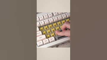 Akko V3 Cream Yellow vs. V3 Yellow PRO | Comparison Typing Test #shorts #akko #customkeyboard