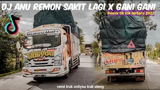 DJ ANU REMON SAKIT LAGI viral tik tok 2022 versi truk Onliyou reng miring❕❗