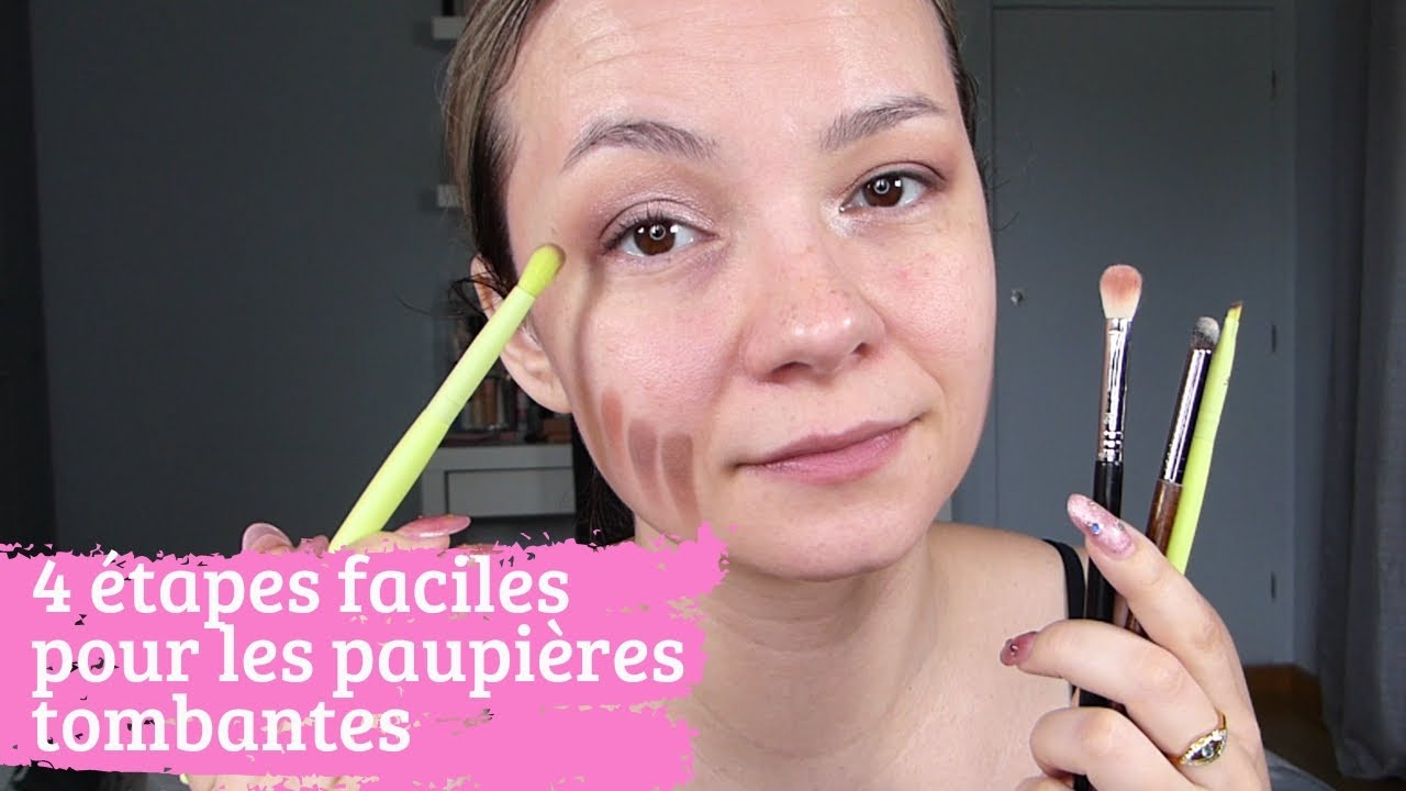 MAQUILLER LES PAUPIERES TOMBANTES EN 4 ETAPES FACILES