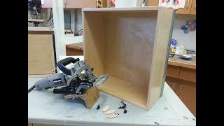 Drawer Box Construction using Biscuits