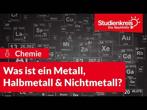 Video: Welche Nichtmetalle haben einen hohen Schmelz- und Siedepunkt?