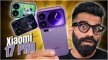 Xiaomi 17 Pro Unboxing & First Look - Snapdragon 8 Elite Gen 5 | Rear Screen | iPhone Name?🔥🔥🔥