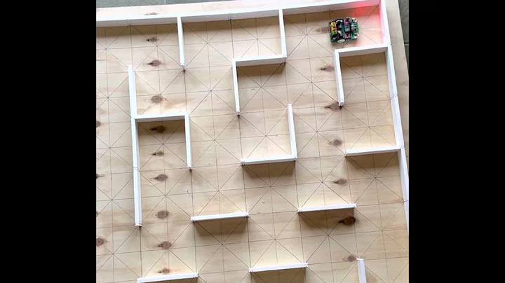 Ukmarsbot running a diagonal