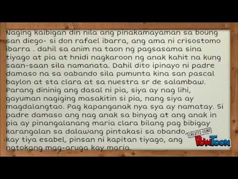 Kabanata 6 Noli Me Tangere Script - Conten Den 4