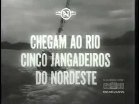 Chegam ao Rio cinco jangadeiros do Nordeste (1951)