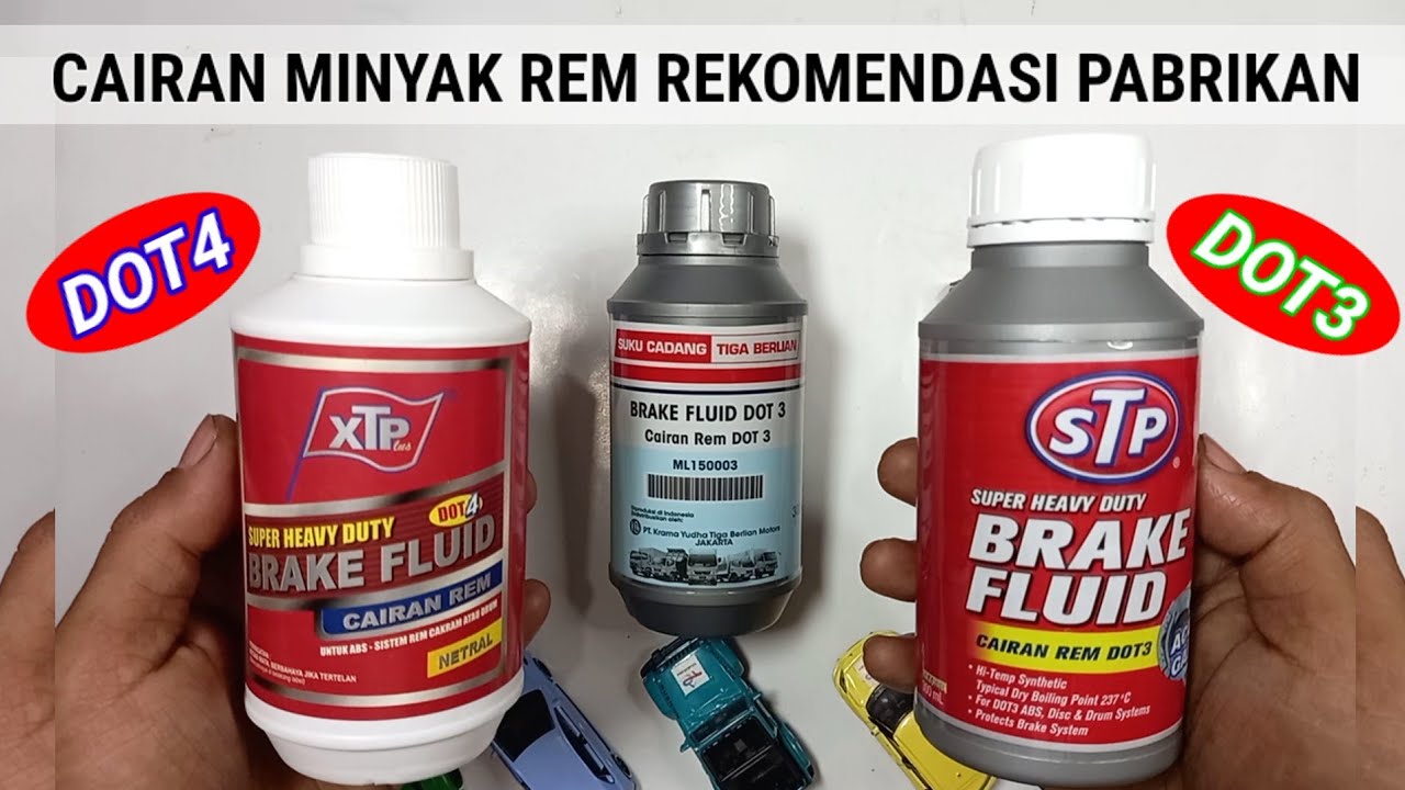 Kegunaan Minyak Rem Dot 3 dan Dot 4❗Yang Terbaik ❓