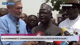 Benue State Gov't Commissions 500,000 Litre Water Plant screenshot 4