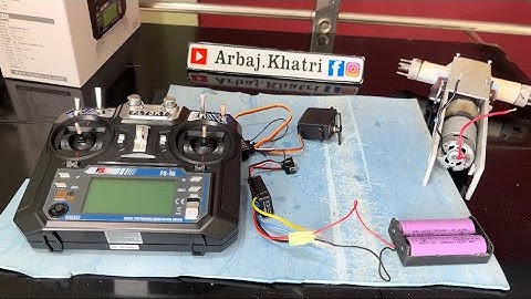 Homemade john deere tractor part 2 || flysky fs i6 6 channel remote  ESC servo motor unboxing