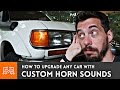 Add Custom Horn Sounds to ANY CAR // How-To | I Like To Make Stuff