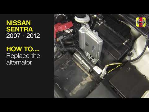 How to replace the battery on a Nissan Sentra 2007 to 2012