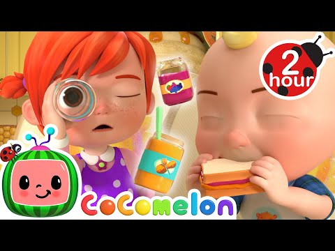 Peanut Butter and Jelly Sandwich Recipe🍓CoComelon Nursery Rhymes and Kids Songs | After School Club