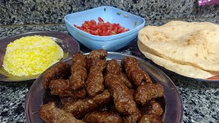 طريقة عمل كفتة مشوية مع رز الافراح