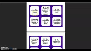 How to: DP: Subj Pron Task Cards Answer Sheet