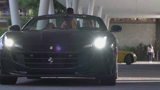 The collection ferrari and of miami portofino test drive event at mr
c's hotel.