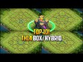 Top 10 town hall 14 th14 boxtrophyhybrid base layout with copy link 2023  clash of clans