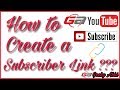 How to create a subscriber link geeky abhi 2