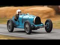 90-year-old Bugatti Type 35B Grand Prix car driven on the limit!