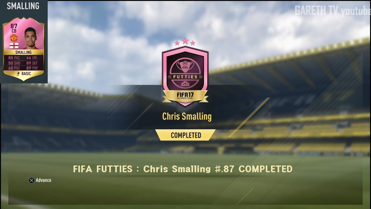 FIFA SBC FUTTIES : Chris Smalling #.87 COMPLETED