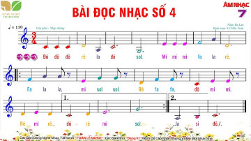 BÀI ĐỌC NHẠC SỐ 4 - LỚP 7 | SGK Kết Nối Tri Thức Với Cuộc Sống | ÂM NHẠC 7