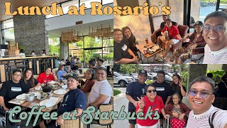 Lunch at Rosario Pamanang Panlasa \& Coffee at SB | Family Bonding