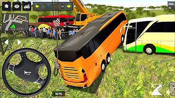 Euro Coach Bus Simulator | Mountain & City Driving | Realistic Bus Game | Android Gameplay |
