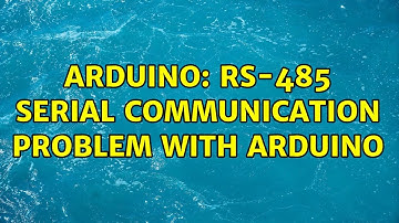 Arduino: RS-485 Serial communication problem with arduino