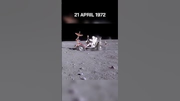 Rare Footage of Apollo 16 Lunar Rover in Action! #shorts #nasa #apollo16