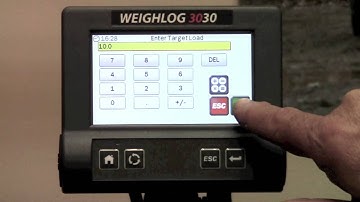 Loup Weighlog 3030 Operation