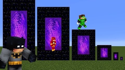 Minecraft, How To Make A Nether Portal, And Which Sizes Work? By MCEQ