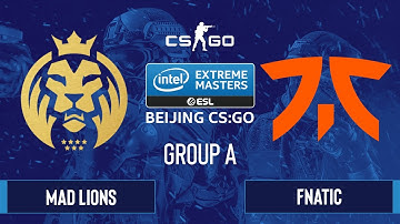CS:GO - MAD Lions vs. fnatic [Inferno] Map 2 - IEM Beijing 2020 Online - Group A - EU