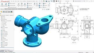 Solidworks tutorial for beginners Exercise 84