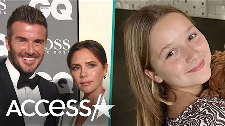 David & Victoria Beckham's Daughter Harper Celebra...
