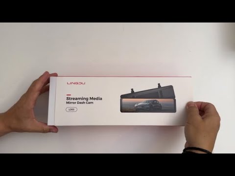 LINGDU LD05 Mirror DashCam installation and footage day & night