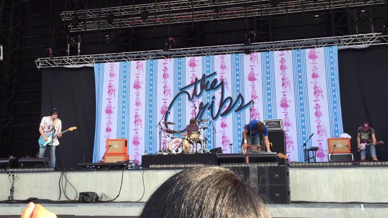 The Cribs Pink Snow at Pentaport Rock Fstival, 2015 in Korea YouTube