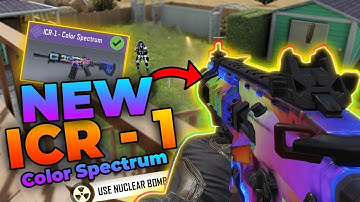 CALL OF DUTY MOBILE: ICR-1 Color Spectrum | 65-1 | Nuke | Gameplay | Class Setup